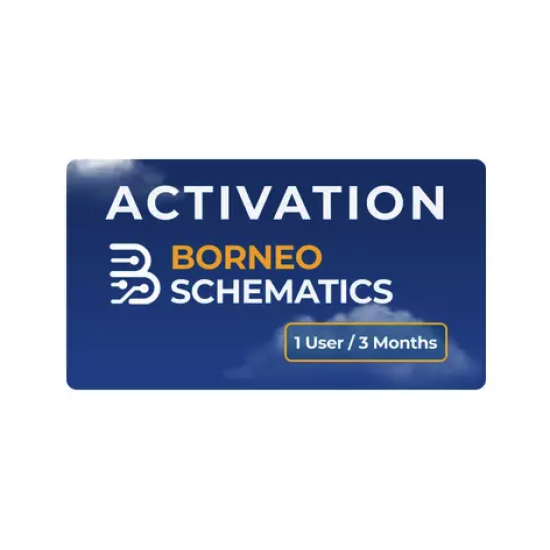 Borneo Schematics Hardware Tool Activation Code ( 3 Months 1 User ) Activation Code 